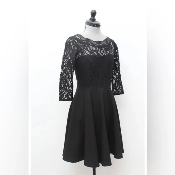 Claudie pierlot lace mini dress - Picture 7 of 8
